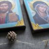 Венчальная Пара 🕊 Икона Спасителя нашего Иисуса Христа Икона Пресвятой Владычицы Богородицы