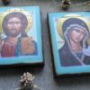 Венчальная Пара 🕊 Икона Спасителя нашего Иисуса Христа Икона Пресвятой Владычицы Богородицы