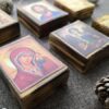 Иконы малые — Богородица, Спаситель и Архангел Михаил